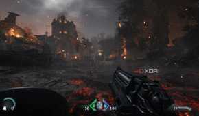 Doom: The Dark Ages with DLSS 4 enabled
