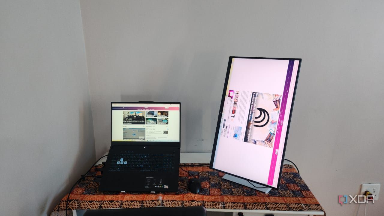 I replaced my monitor with a TV, and it was better than I thought
