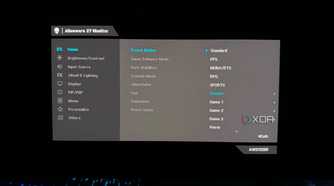 Alienware OSD color profile