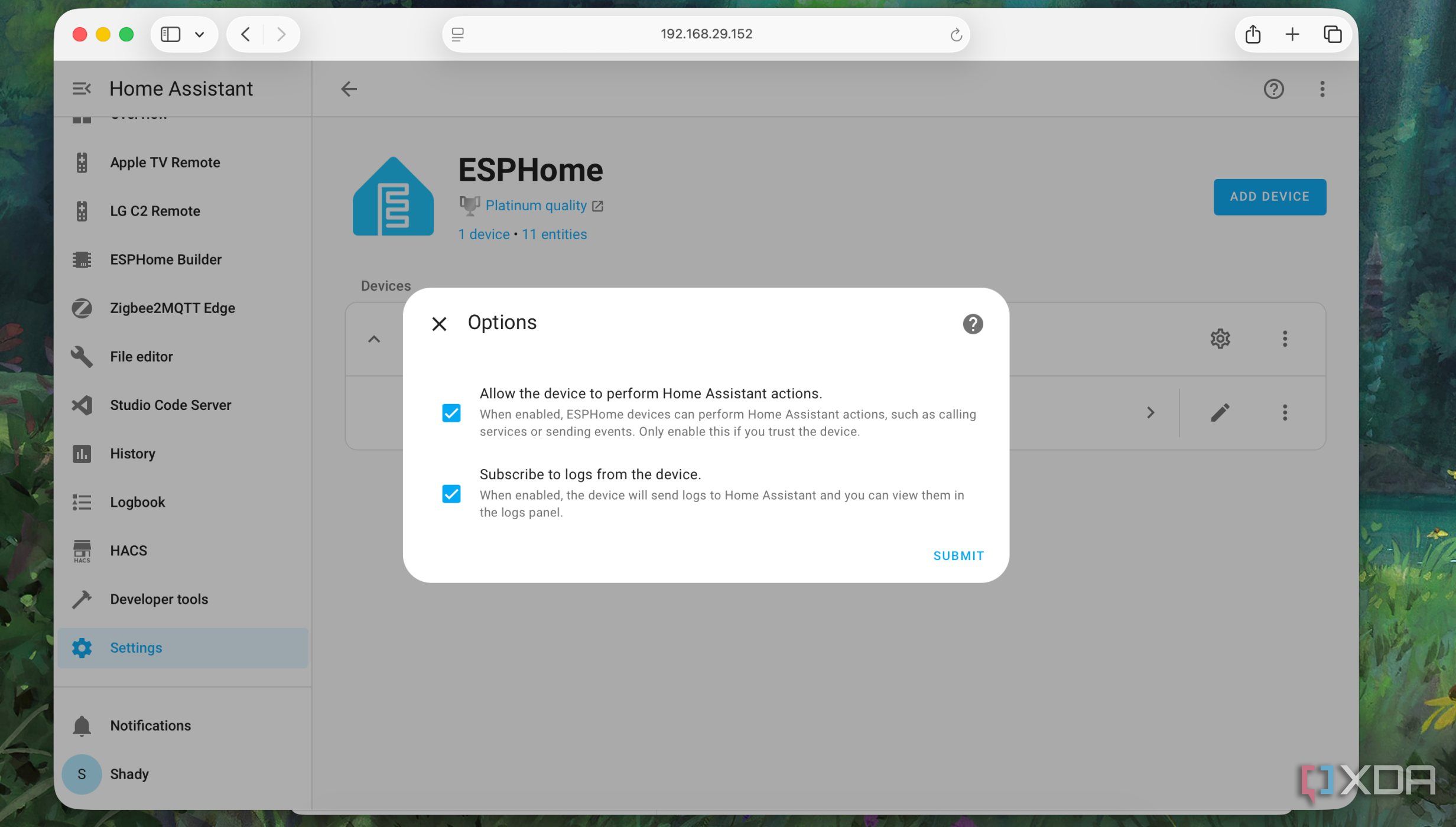 Allow ATOM Echo speaker to perform Home Assistant actions