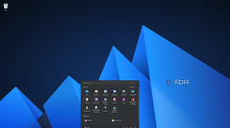 Screenshot of AnduinOS showing the Start menu equivalent