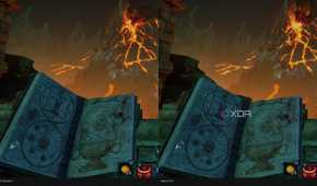 Screenshot of Avowed showing DLSS 4 performance.
