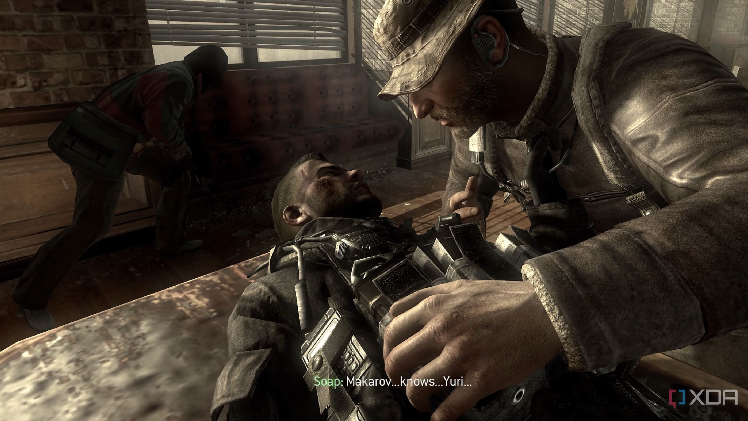 John Price and Soap MacTavish in Call of Duty: Modern Warfare III (2011).