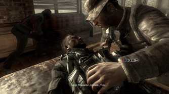 John Price and Soap MacTavish in Call of Duty: Modern Warfare III (2011).