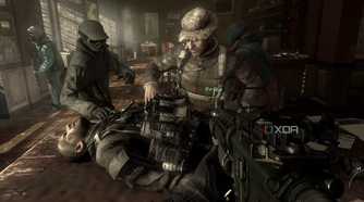 Captain Price and Soap MacTavish in Call of Duty: Modern Warfare III (2011).