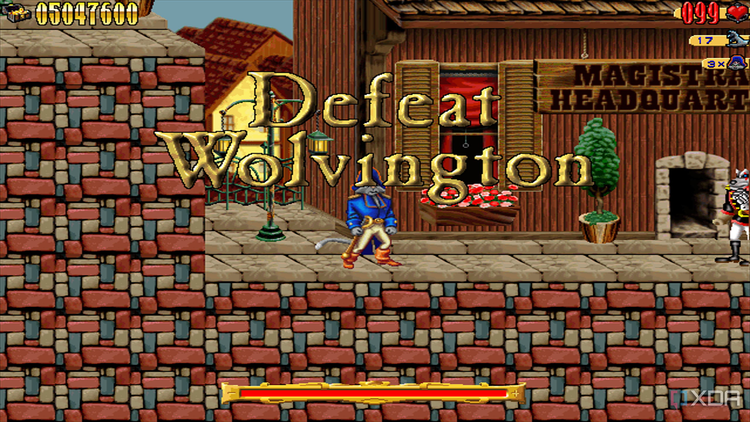 Level 6 boss fight in the 1997 game Claw.
