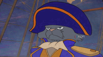 Cutscene from the 1997 game Claw.