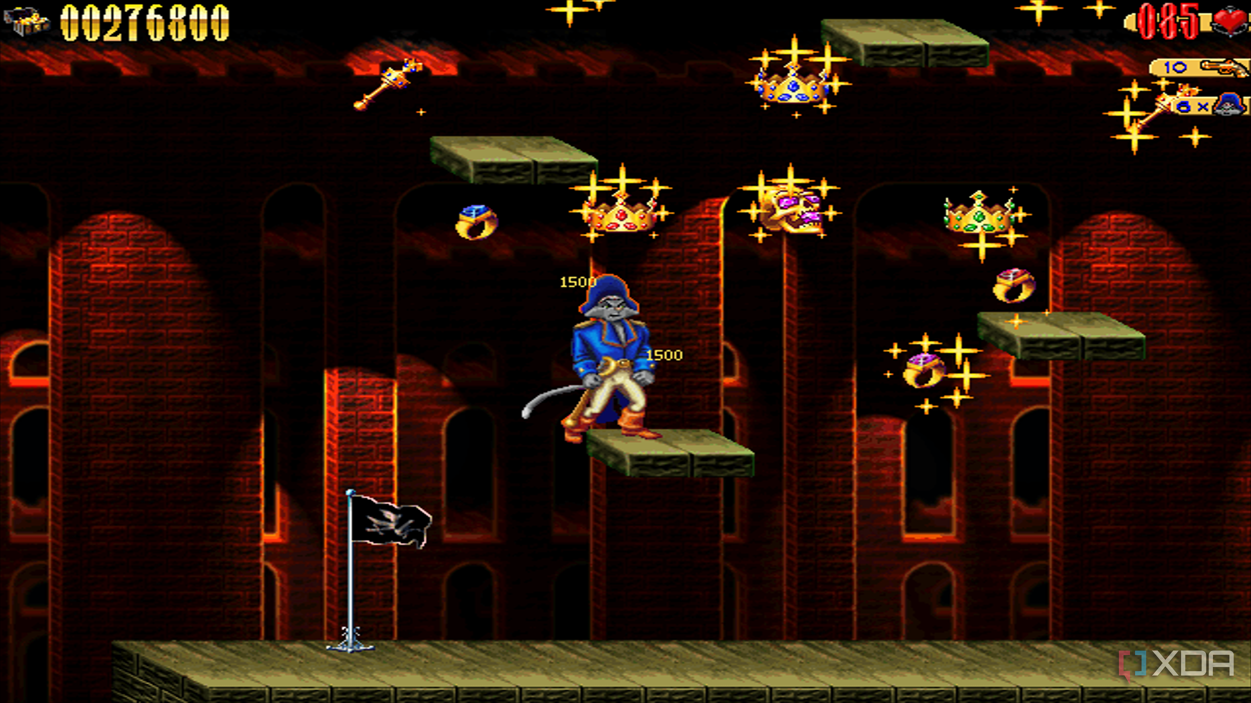 A custom level in the 1997 game Claw.