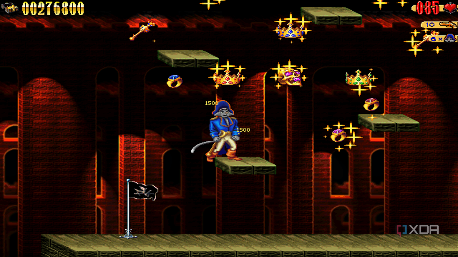 A custom level in the 1997 game Claw.