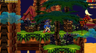 A custom pirate cove-based level in the 1997 game Claw.