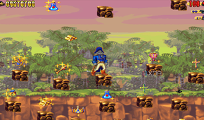 A custom level in the 1997 game Claw.