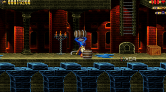 Screenshot from the 1997 game Claw.