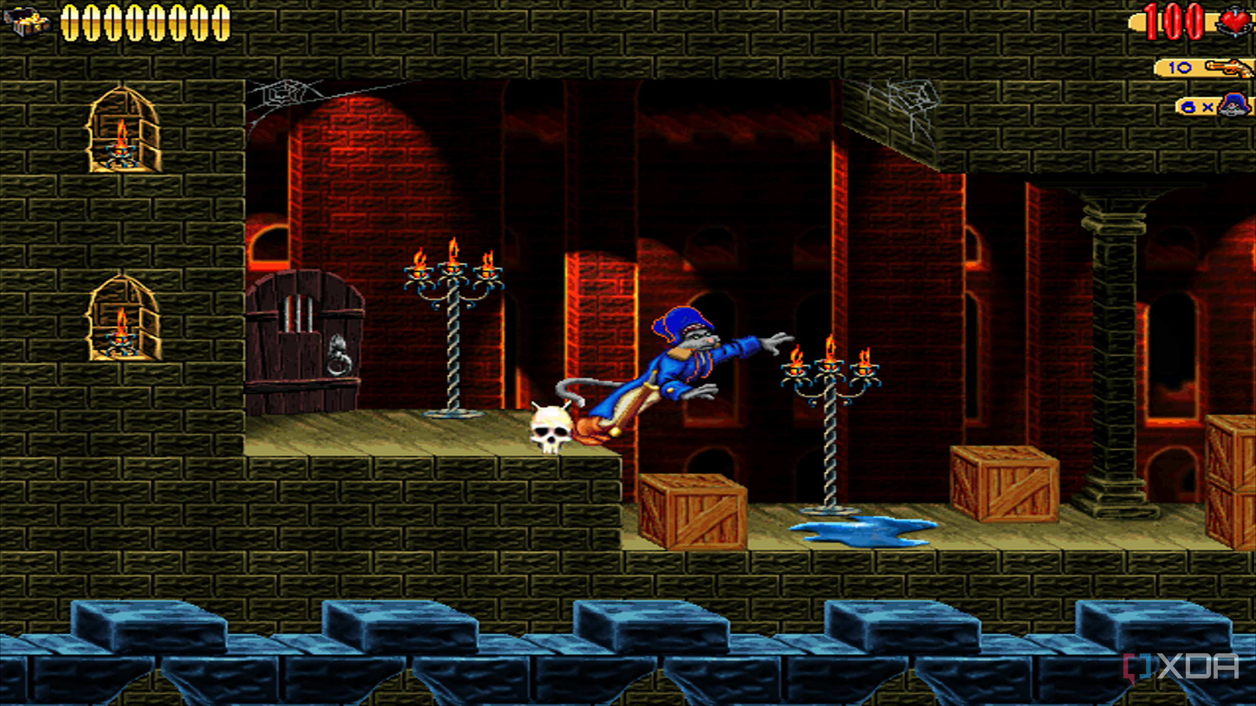 Screenshot from the 1997 game Claw.