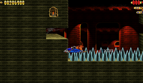 Spikes and Claw dying in the 1997 game Claw.