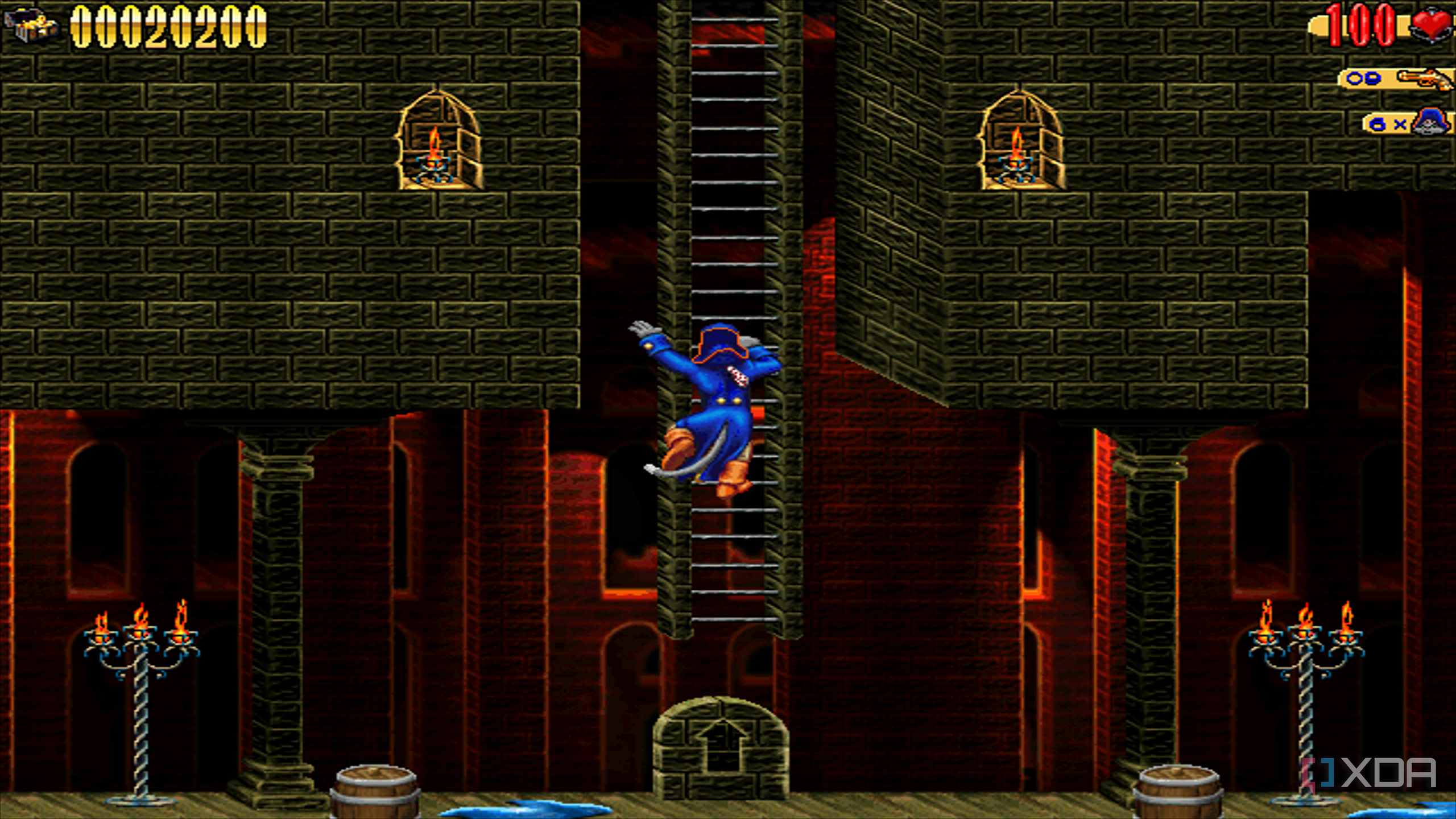 Screenshot from the 1997 game Claw.