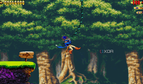 Screenshot from the 1997 game Claw.