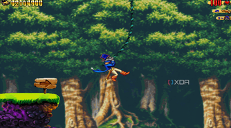 Screenshot from the 1997 game Claw.