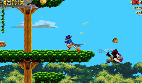 Claw on a tree in the 1997 game Claw.