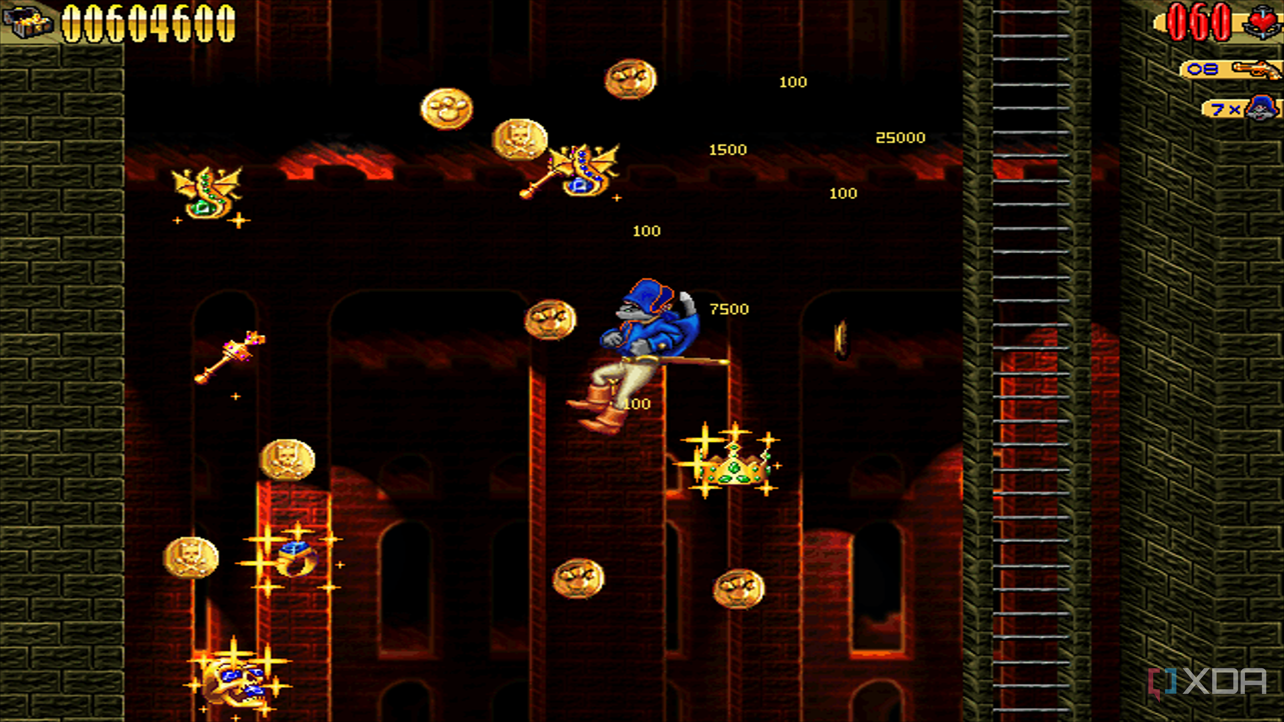 Screenshot from the 1997 game Claw.