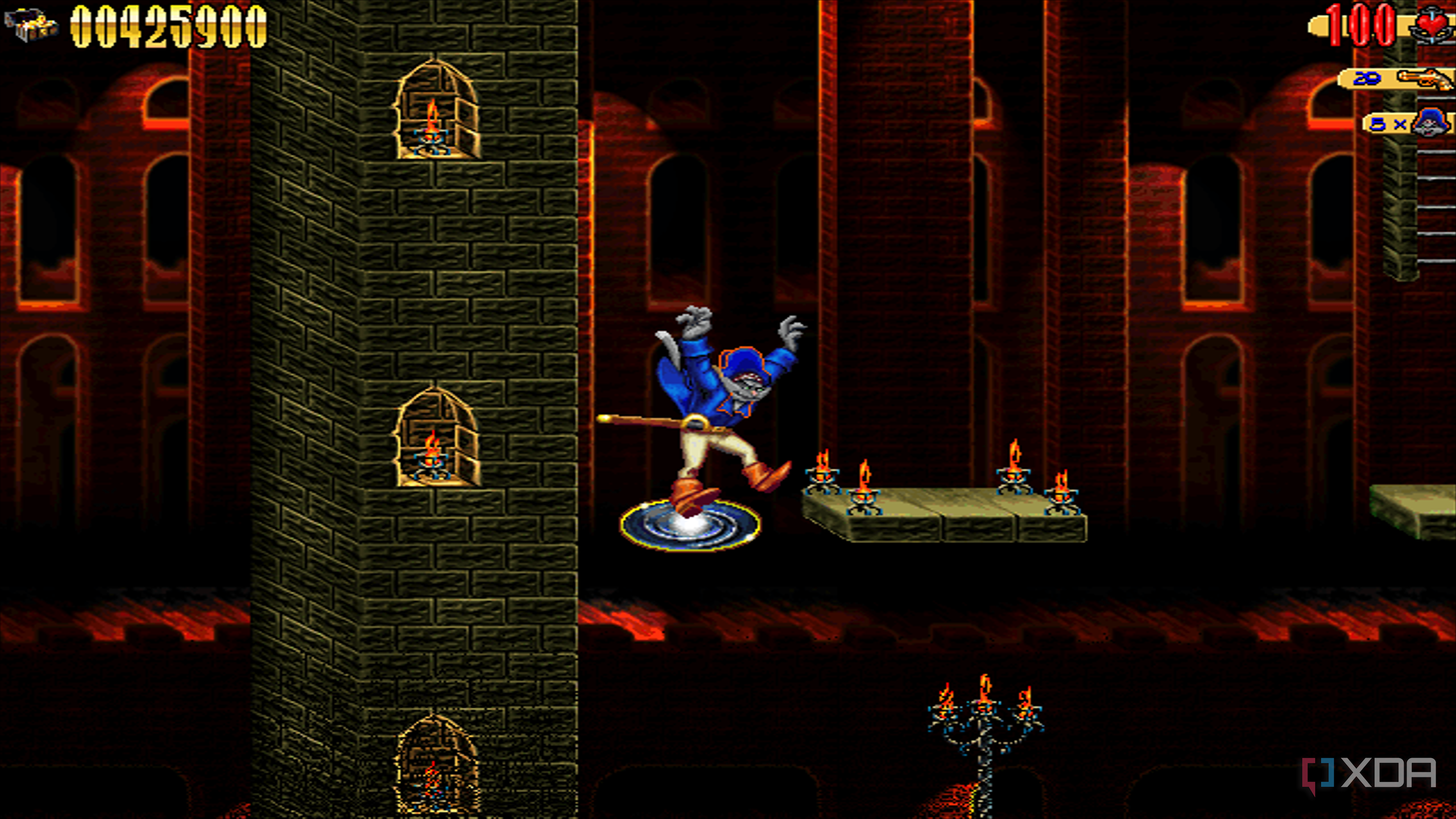 Screenshot from the 1997 game Claw.