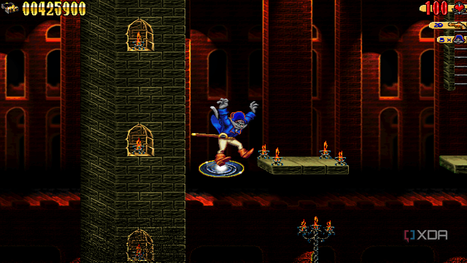 Screenshot from the 1997 game Claw.