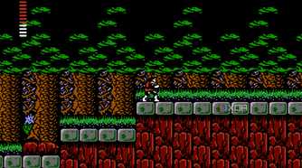 Screenshot from the NES game Castlevania II: Simon's Quest.