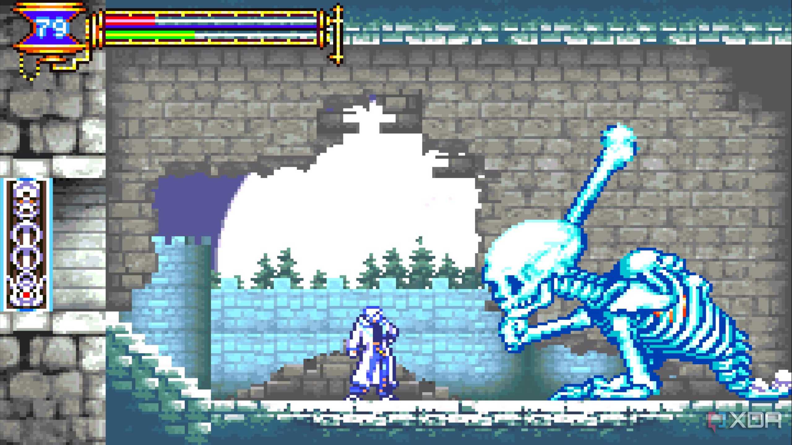 Screenshot from the game Castlevania: Aria of Sorrow.