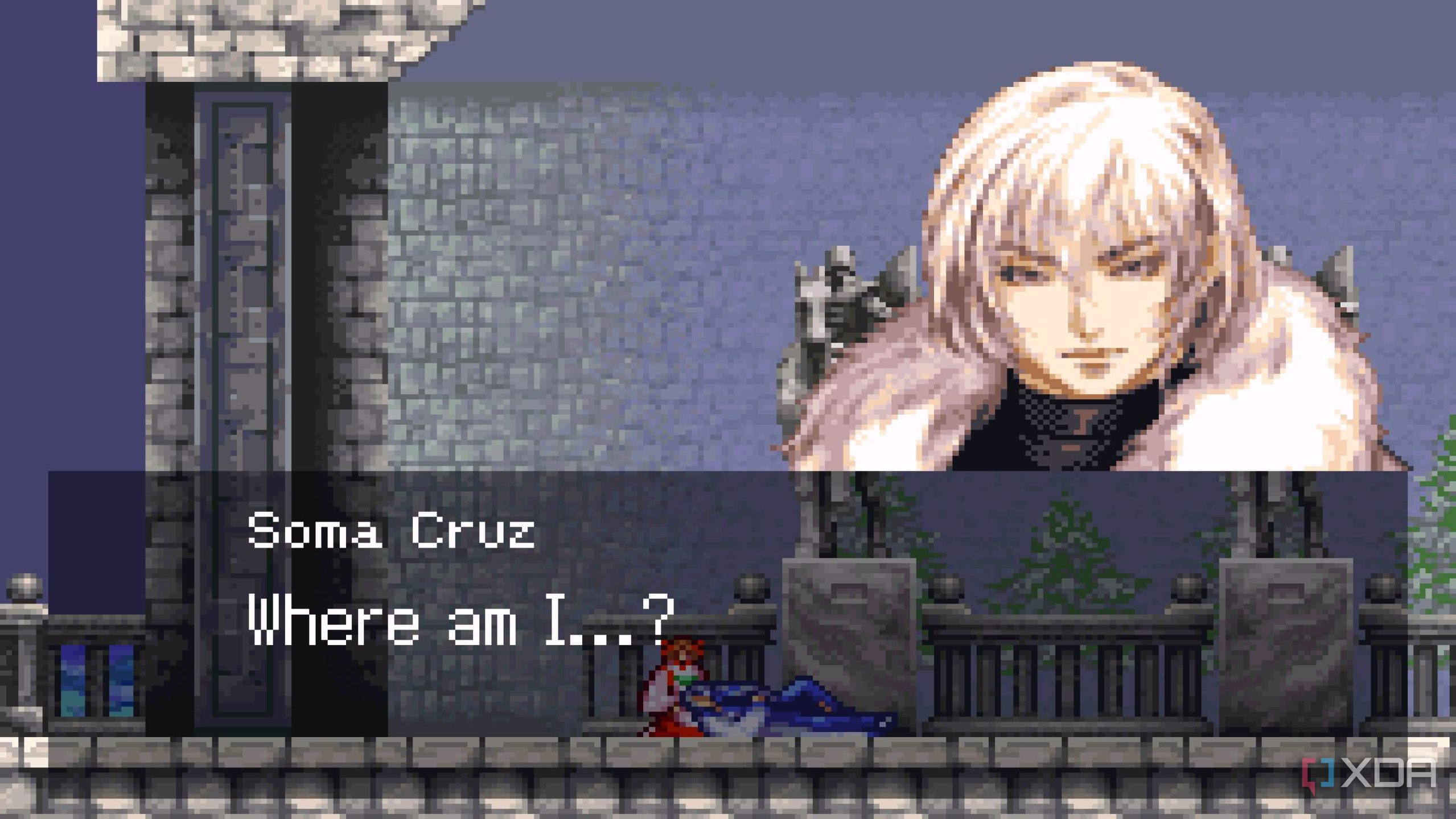 Screenshot from the game Castlevania: Aria of Sorrow.