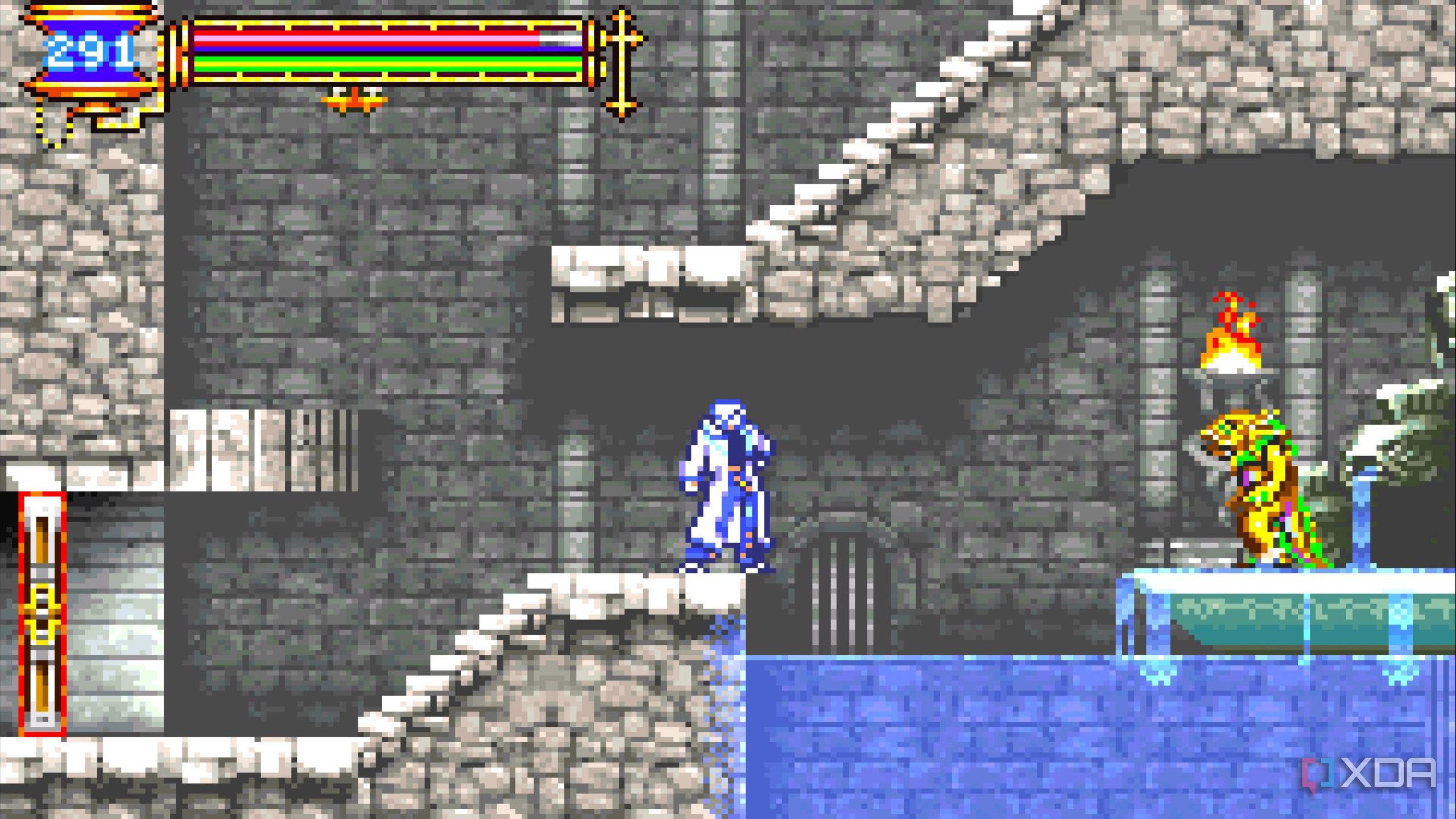 Screenshot from the game Castlevania: Aria of Sorrow.