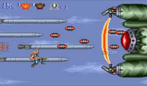 Stage 4 boss battle in Contra III: The Alien Wars.