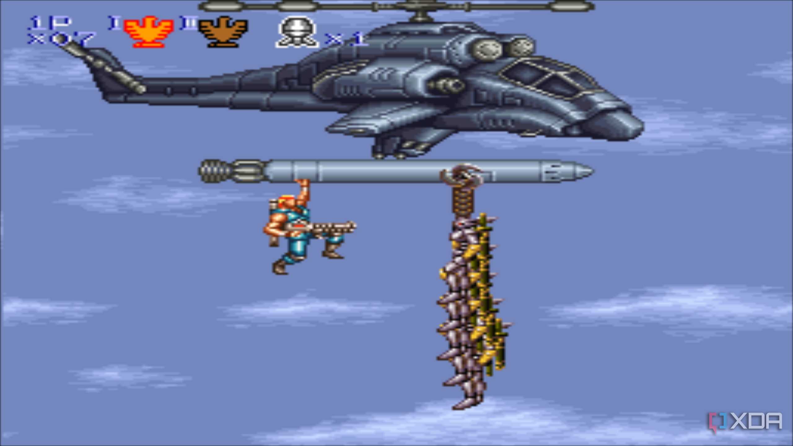 Stage 4 in Contra III: The Alien Wars.