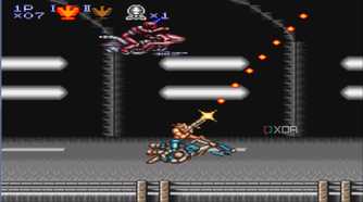 Stage 4 in Contra III: The Alien Wars.