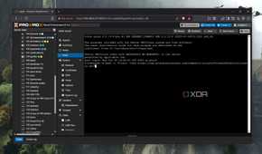 Running the script to install Cosmos on Proxmox