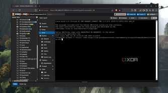 Running the script to install Cosmos on Proxmox