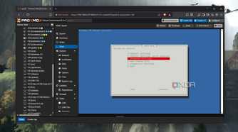 Choosing Advanced Settings for Cosmos on Proxmox