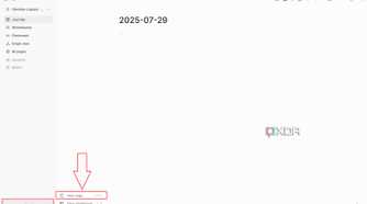 Create new page in Logseq