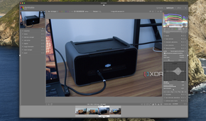 Screenshot of Darktable on macOS showing noise reduction options