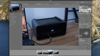 Screenshot of Darktable on macOS showing noise reduction options