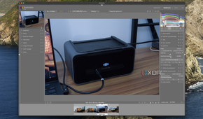 Screenshot of Darktable on macOS showing exposure and other light adjustments