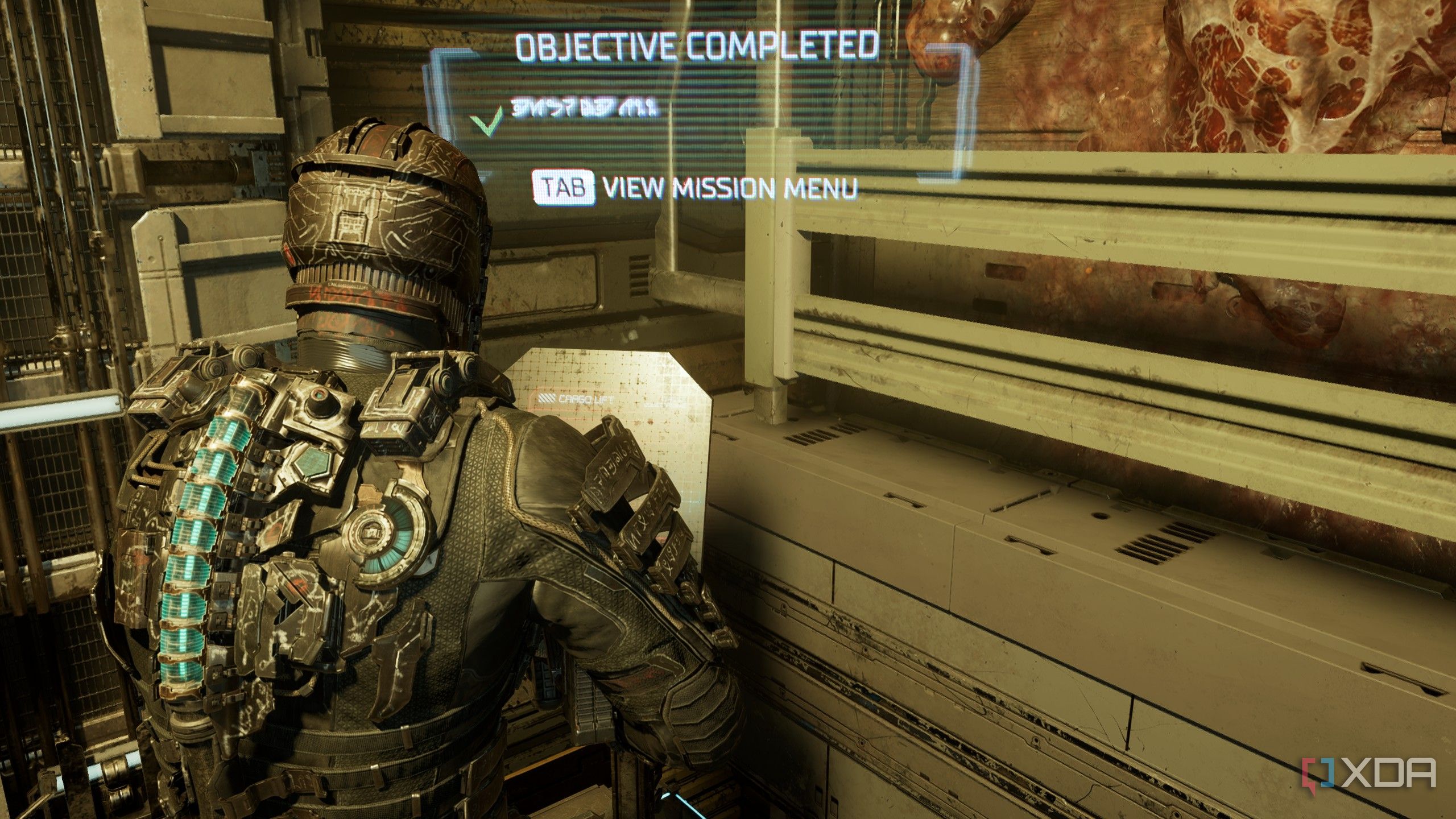 A screenshot from Dead Space (2023).
