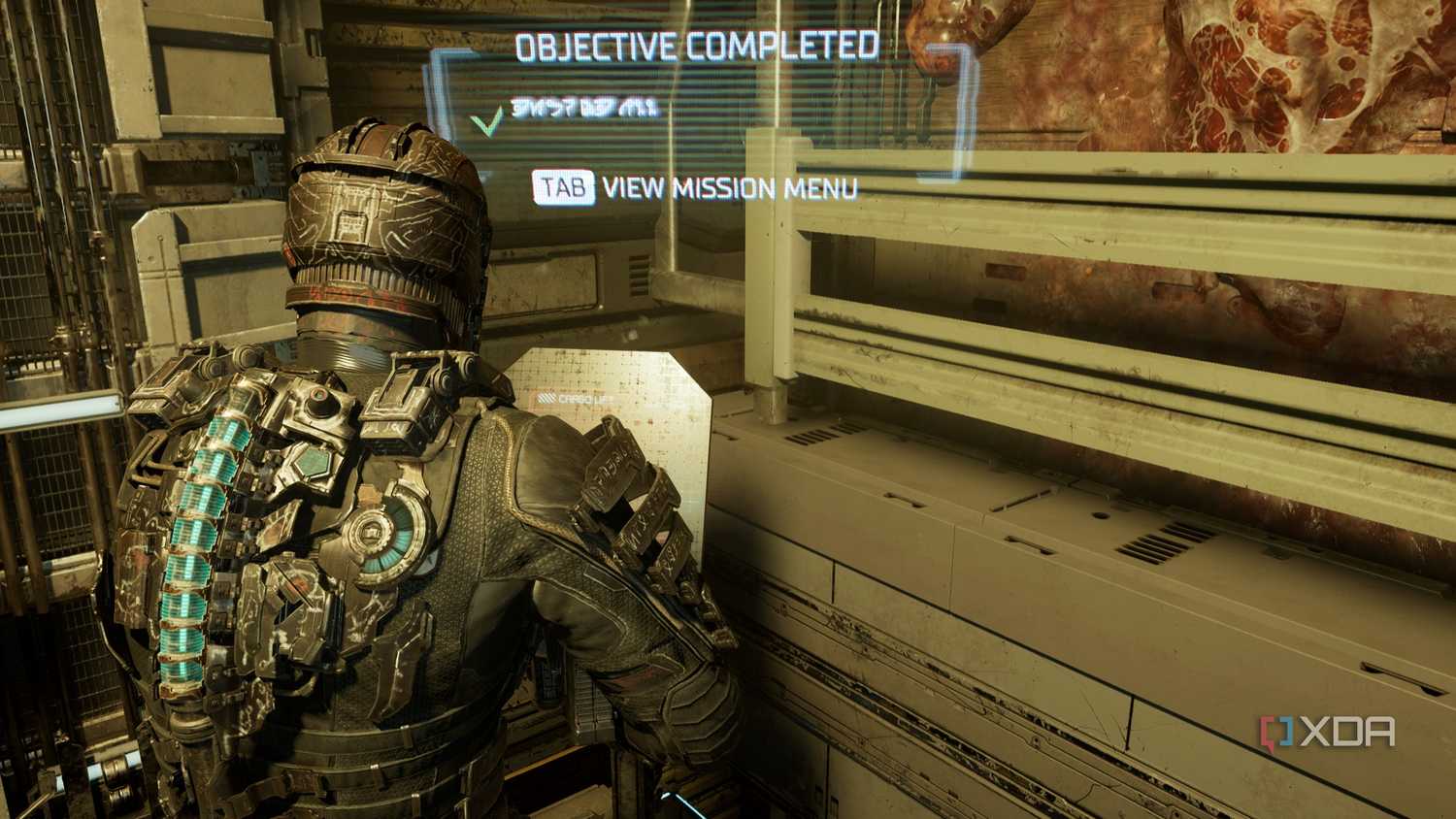 A screenshot from Dead Space (2023).
