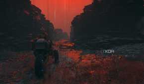 Sam riding a trike in Death Stranding 2.