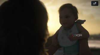 Baby Lou and Sam on the beach in Death Stranding 2.