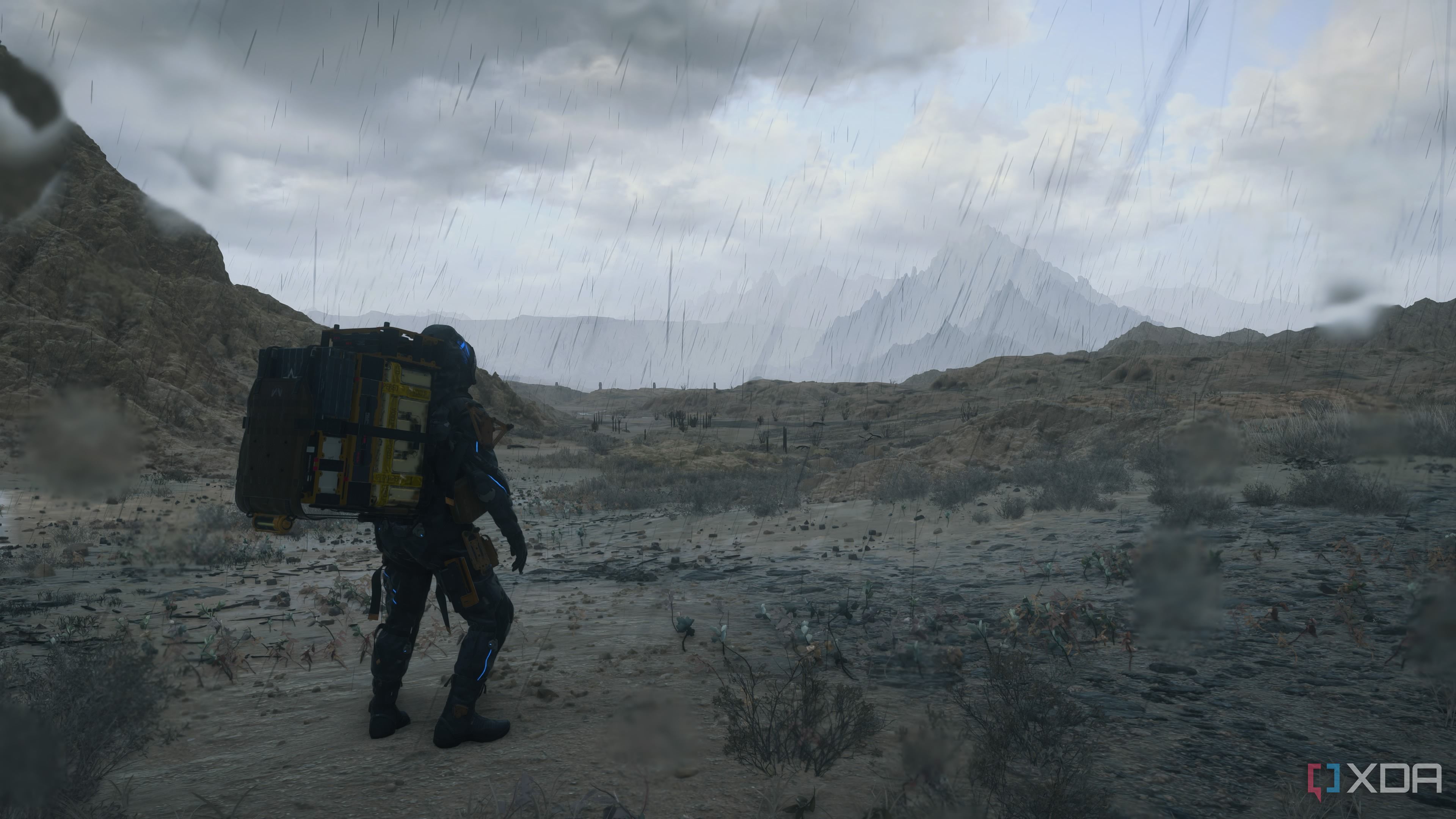 Rain in Death Stranding 2.