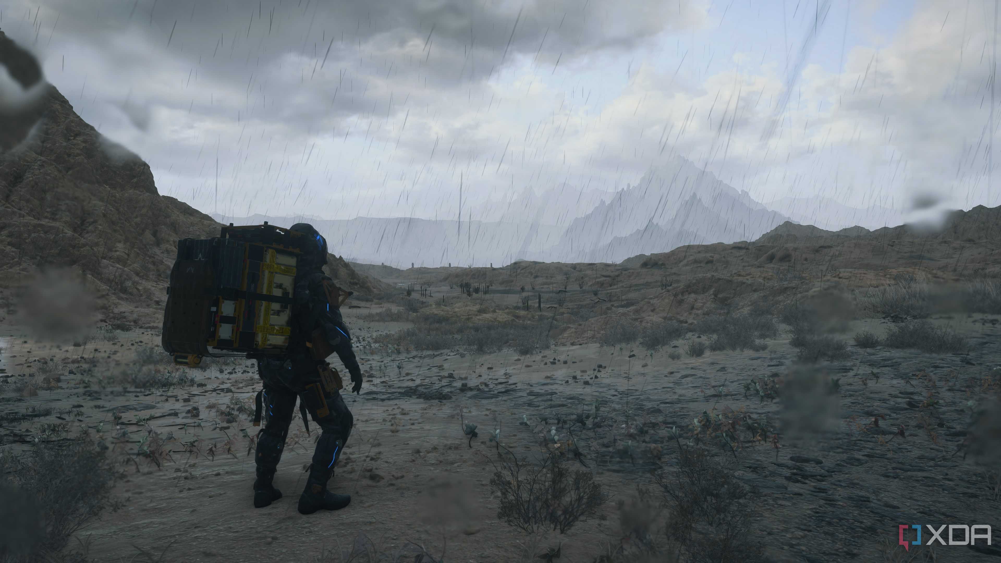 Rain in Death Stranding 2.