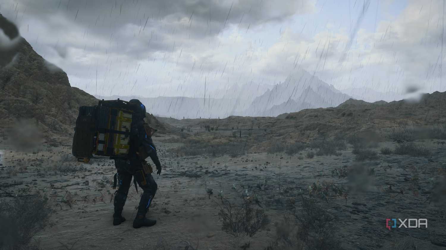 Rain in Death Stranding 2.