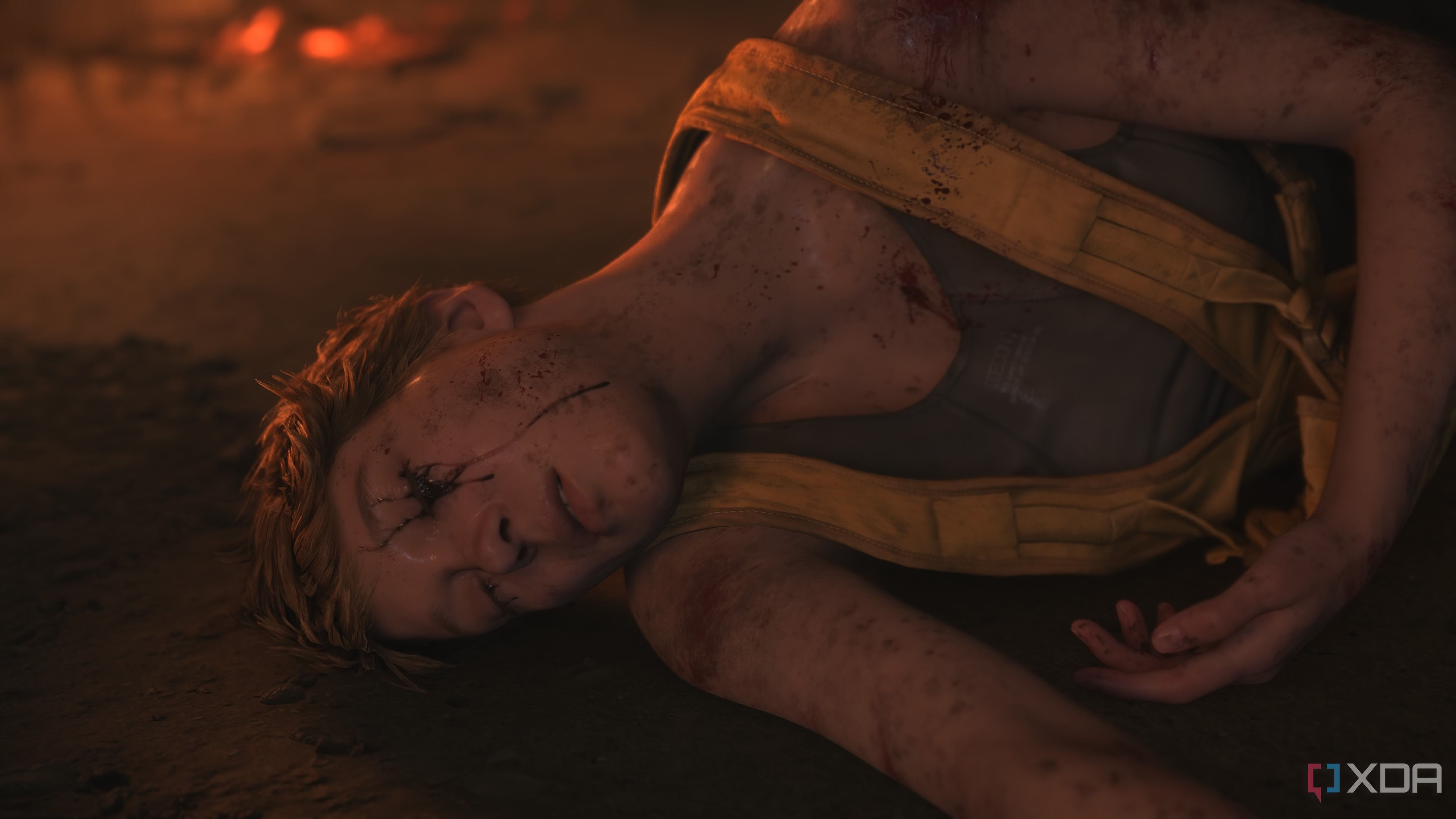 Fragile lying on the ground in Death Stranding 2.