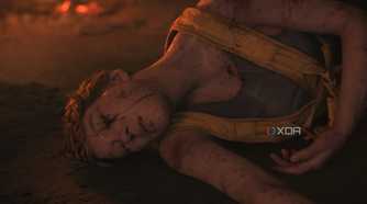 Fragile lying on the ground in Death Stranding 2.