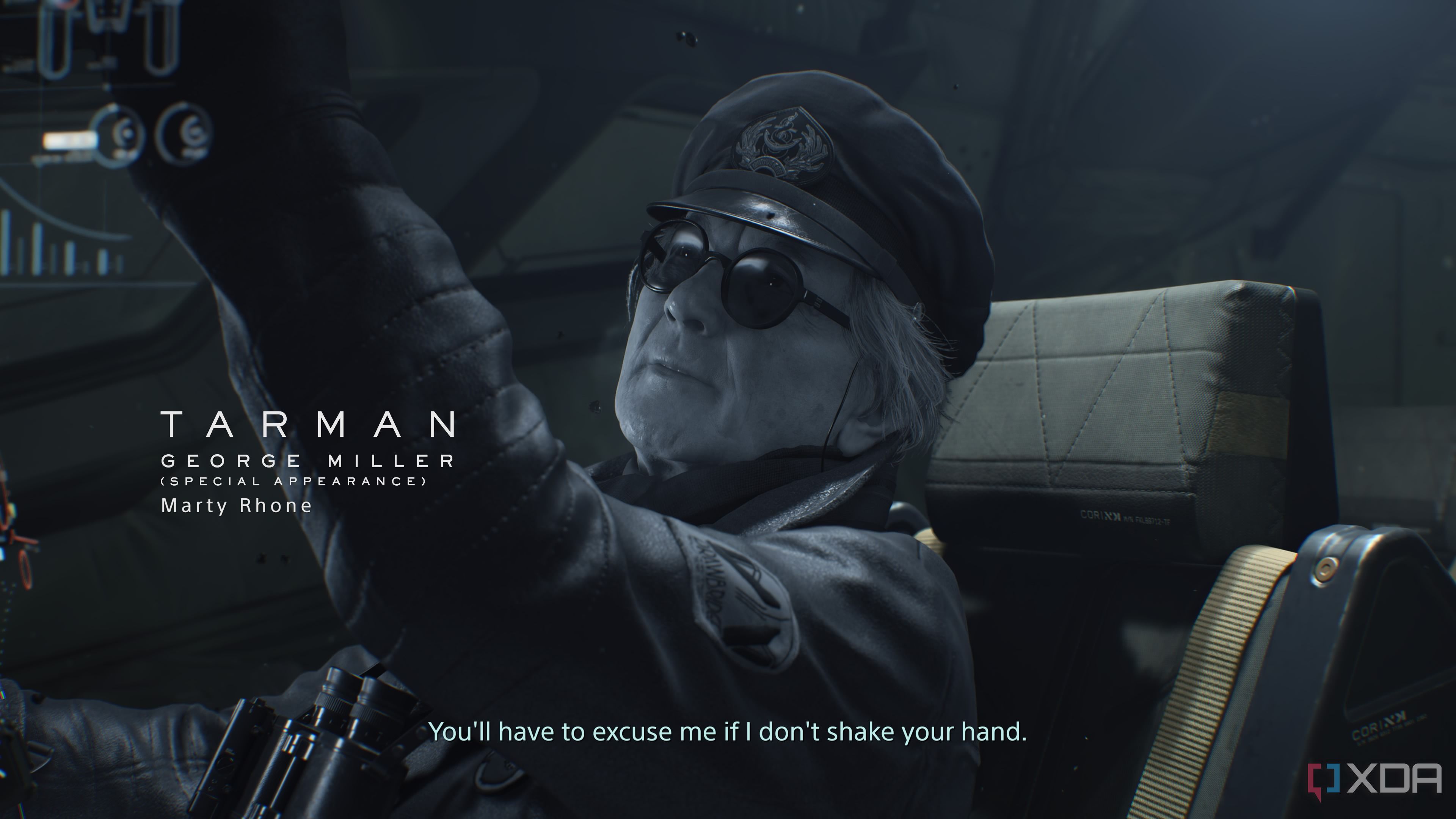 George Miller as Tarman in Death Stranding 2.