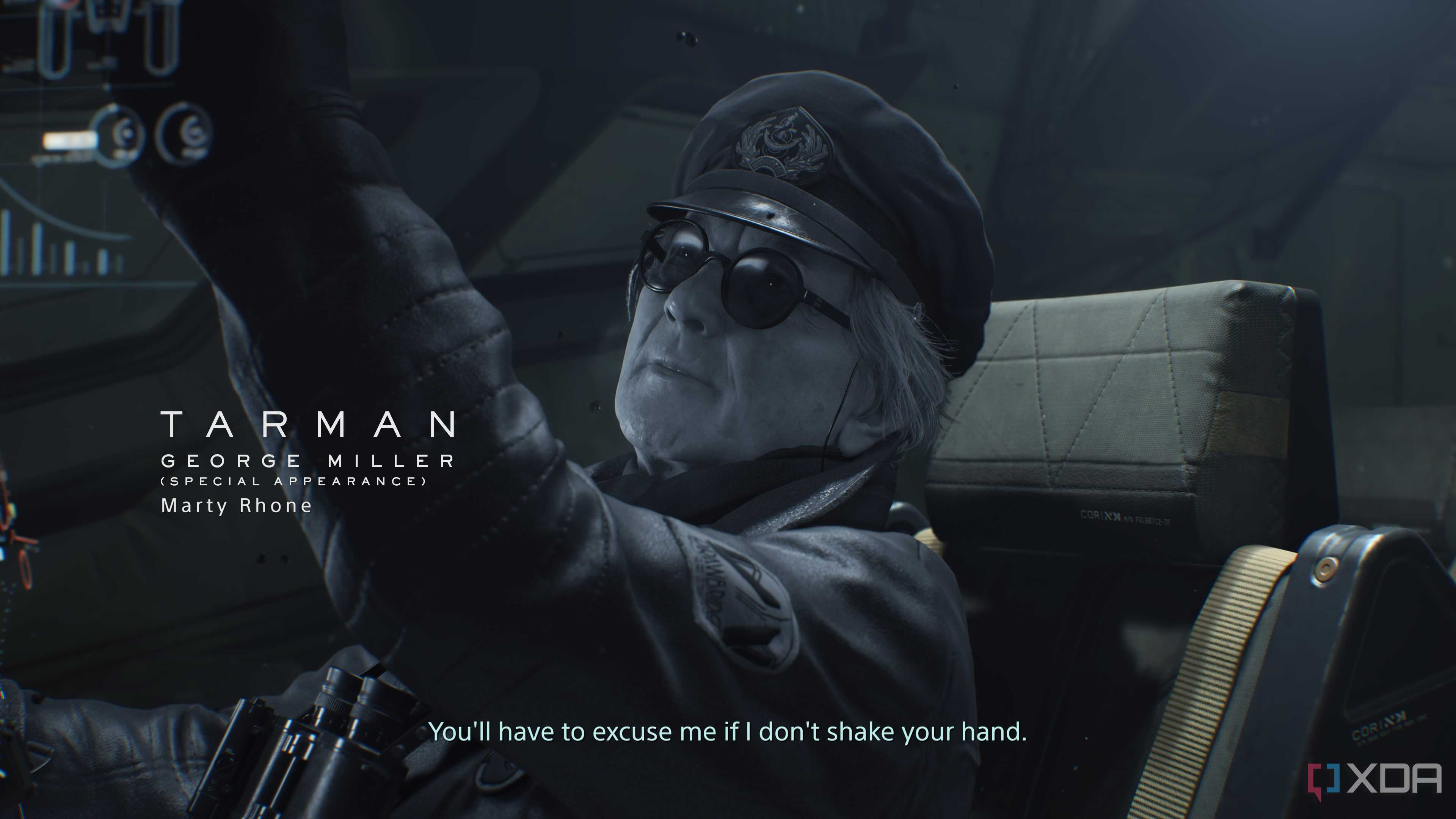 George Miller as Tarman in Death Stranding 2.